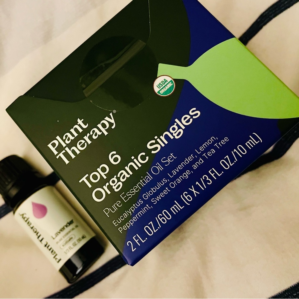 NIB Plant Therapy - Top 6 Organic Essential Oil Set (Plus Bonus Lavender!)